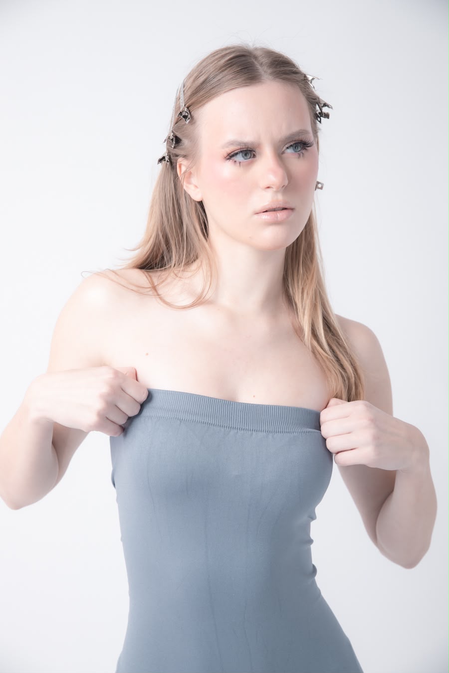 The sleeveless second skin bodysuit
